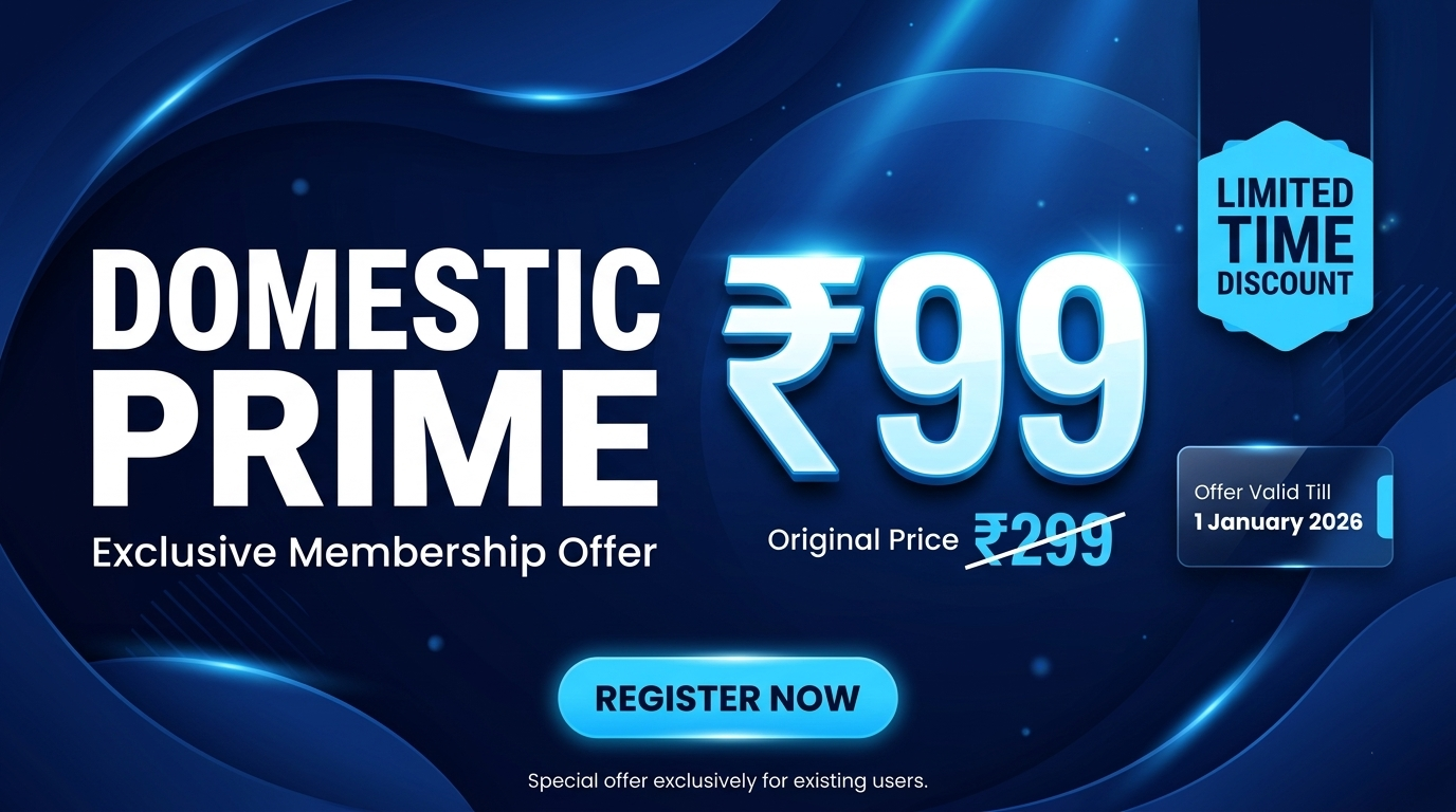 Domestic Prime Banner